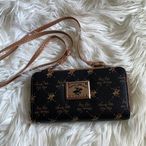 Polo club cross body/ wallet bag